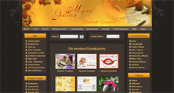 Desktop Screenshot of grusskarten-mysticgarden.ch